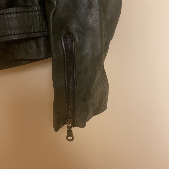 Womens faux leather jacket - Picture 10 of 11